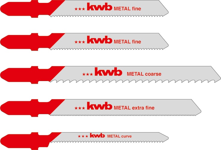 kwb 5 Stichsägeblätter Metall 617290