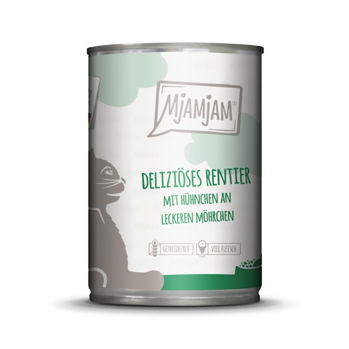 MJAMJAM Leckere Mahlzeit 400g Dose Katzennassfutter