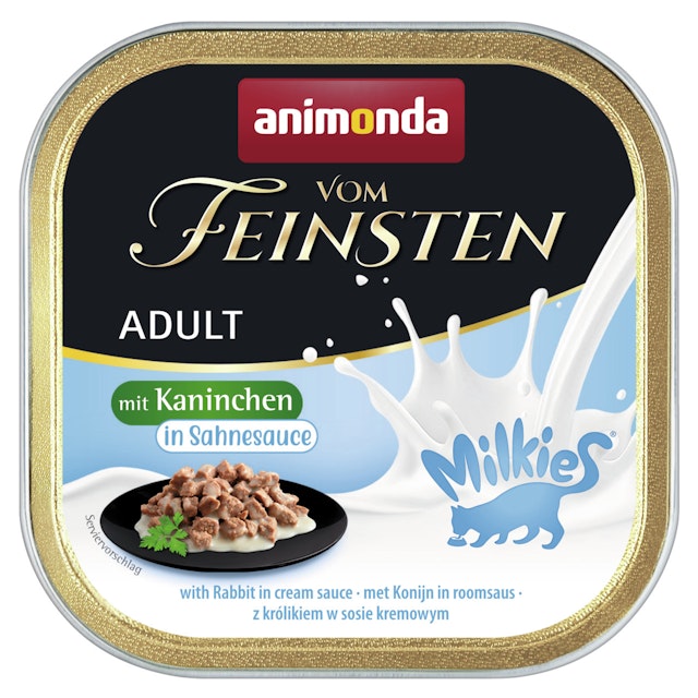 animonda Vom Feinsten Adult mit Milkies-Saucen 100g Schale KatzennassfutterVorschaubild