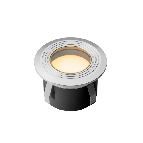 Lightpro Bodeneinbaustrahler Onyx 60 RS 12V mit Edelstahl Ring 23 lm