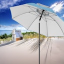 Vorschaubild doppler Strandschirm WINDPROFI 200 Manual, Aluminium Anthrazit / 100 % Polyester 80 g/m²