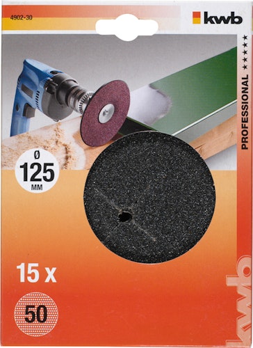 kwb Schleifsch 125mm Korund grobSB 490230