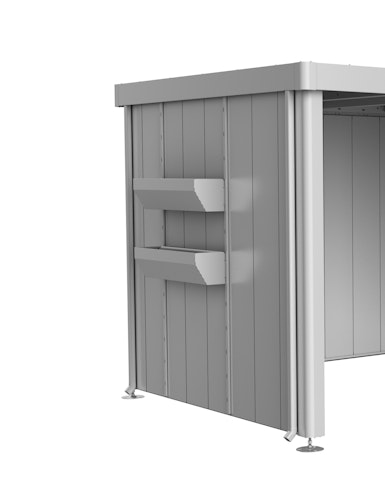 Biohort FloraBoard für Neo Seitendach Rück- oder Seitenwand (2 Blumenkästen)