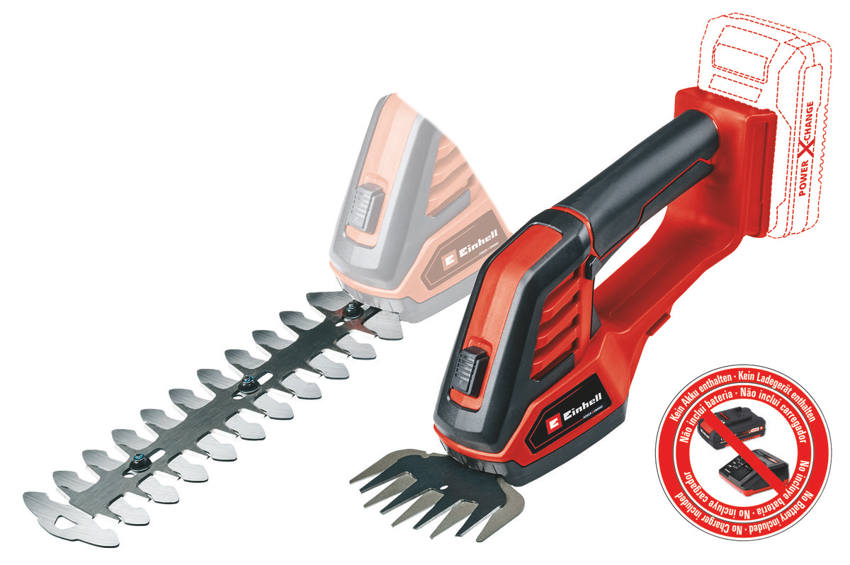 Einhell Akku-Gras- und Strauchschere GE-CG 18/100 Li-Solo 3410313