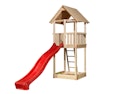 Vorschaubild Weka Tabaluga Drachenturm mit Satteldach und Wasserwellenrutsche