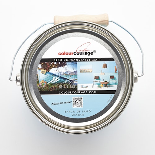colourcourage® Premium Wandfarbe matt Barca de Lago