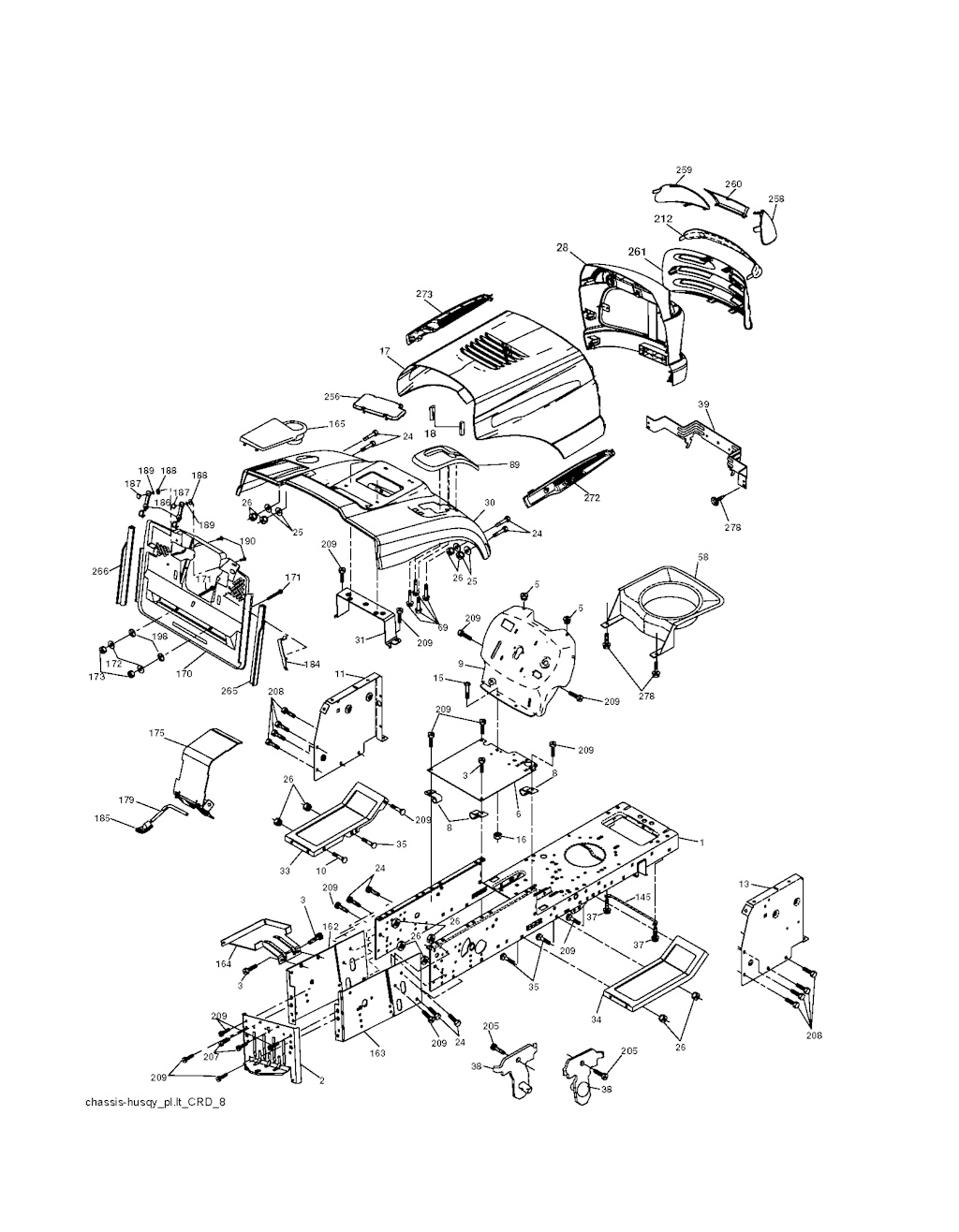 Explosionszeichnung Ersatzteile