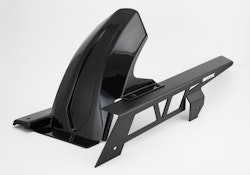 BODYSTYLE Sportsline Hinterradabdeckung mit Alu-Kettenschutz ABS Kunststoff schwarz für HONDA CB750 Hornet 