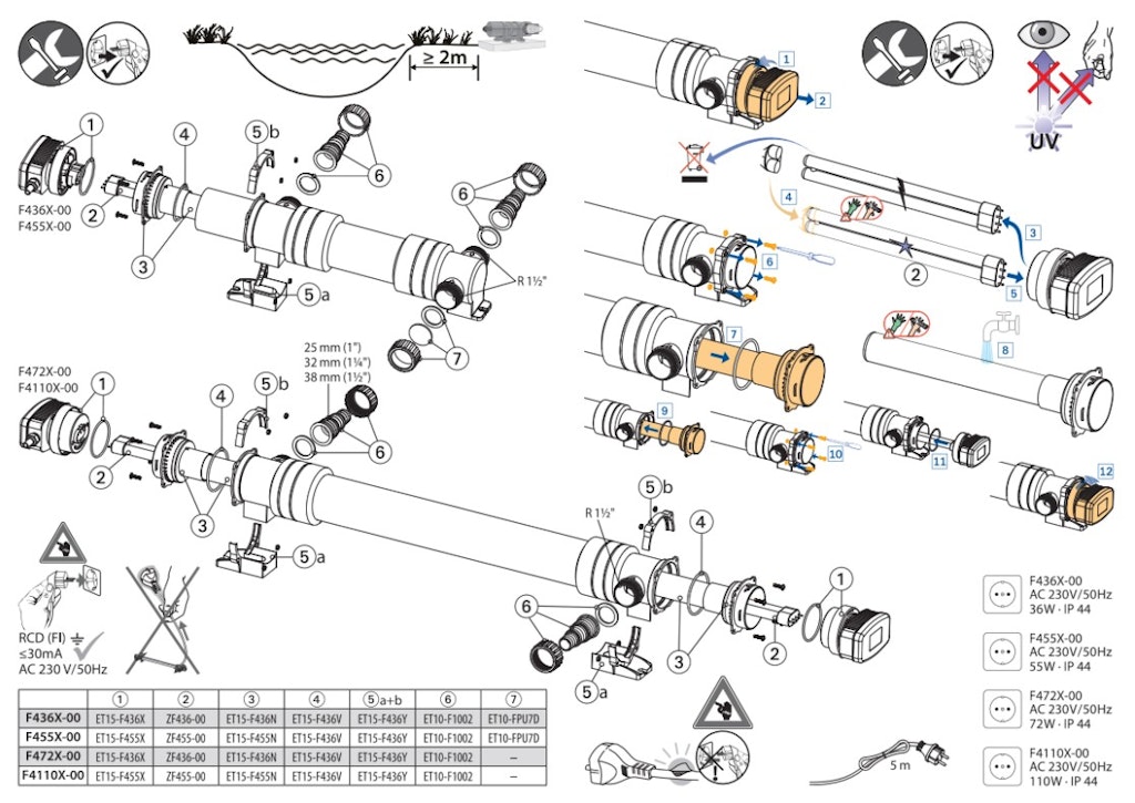 Explosionszeichnung Ersatzteile