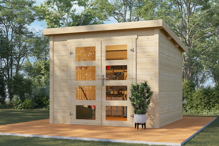 Wolff Finnhaus Gartenhaus Bengt 2525 - 28 mm