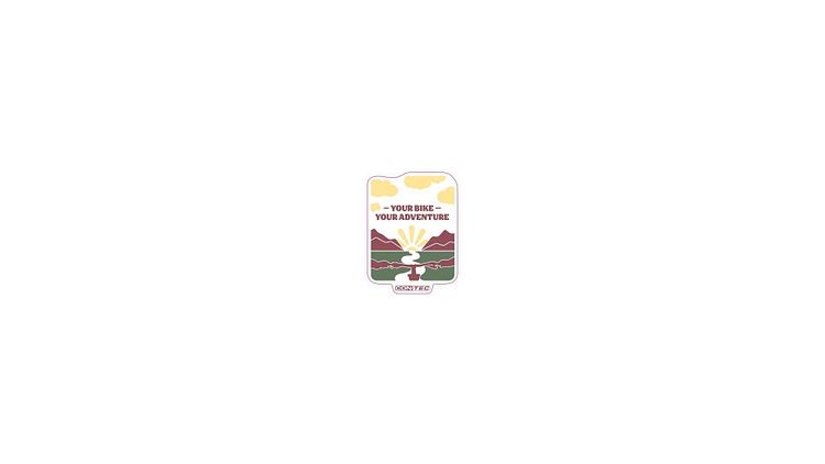 CONTEC Aufkleber Your Bike Your Adventure 80 x 105 mm