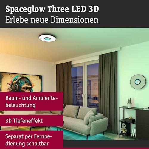 Paulmann LED Deckenleuchte Spaceglow Three