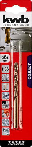 kwb COBALT HSS CO Bohrer 6,5 mm SB 248665