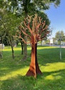 Vorschaubild Badeko Baum-Deko 300 cm hoch in Edelrostoptik