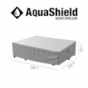 Vorschaubild Siena Garden Loungehülle AquaShield 240 x 220 x 70 cm, 100 % Polyester Hellgrau - Abverkauf