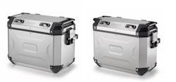 KAPPA Seitenkoffer KVG K-Voyager Satz, Silber