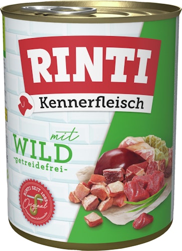 RINTI Kennerfleisch 800g Dose Hundenassfutter