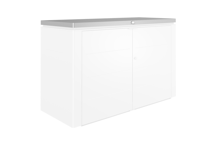 Biohort Deckel (ohne Schloß) für HighBoard Geräteschrank Gr. 200 - silber-metallic XL309300
