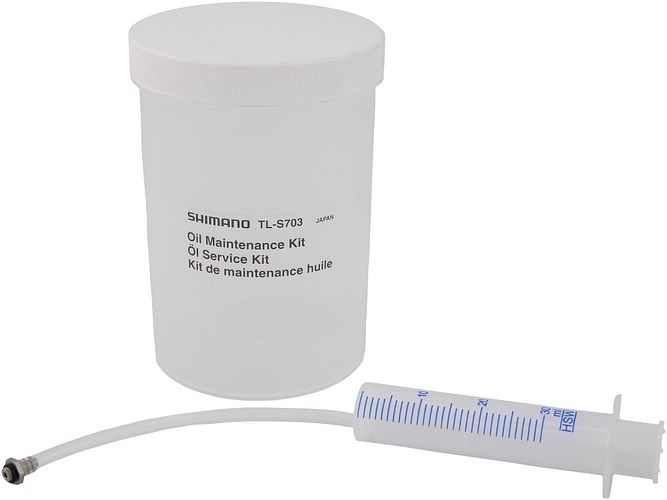 Shimano Öleinfüll-Kit 50 ml weiß,schwarz