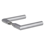 GRIFFWERK Griffpaar für Schlosskasten LUCIA Klippgarnitur- Edelstahl mattZubehörbild