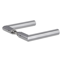 GRIFFWERK Griffpaar für Schlosskasten LUCIA Klippgarnitur- Edelstahl matt