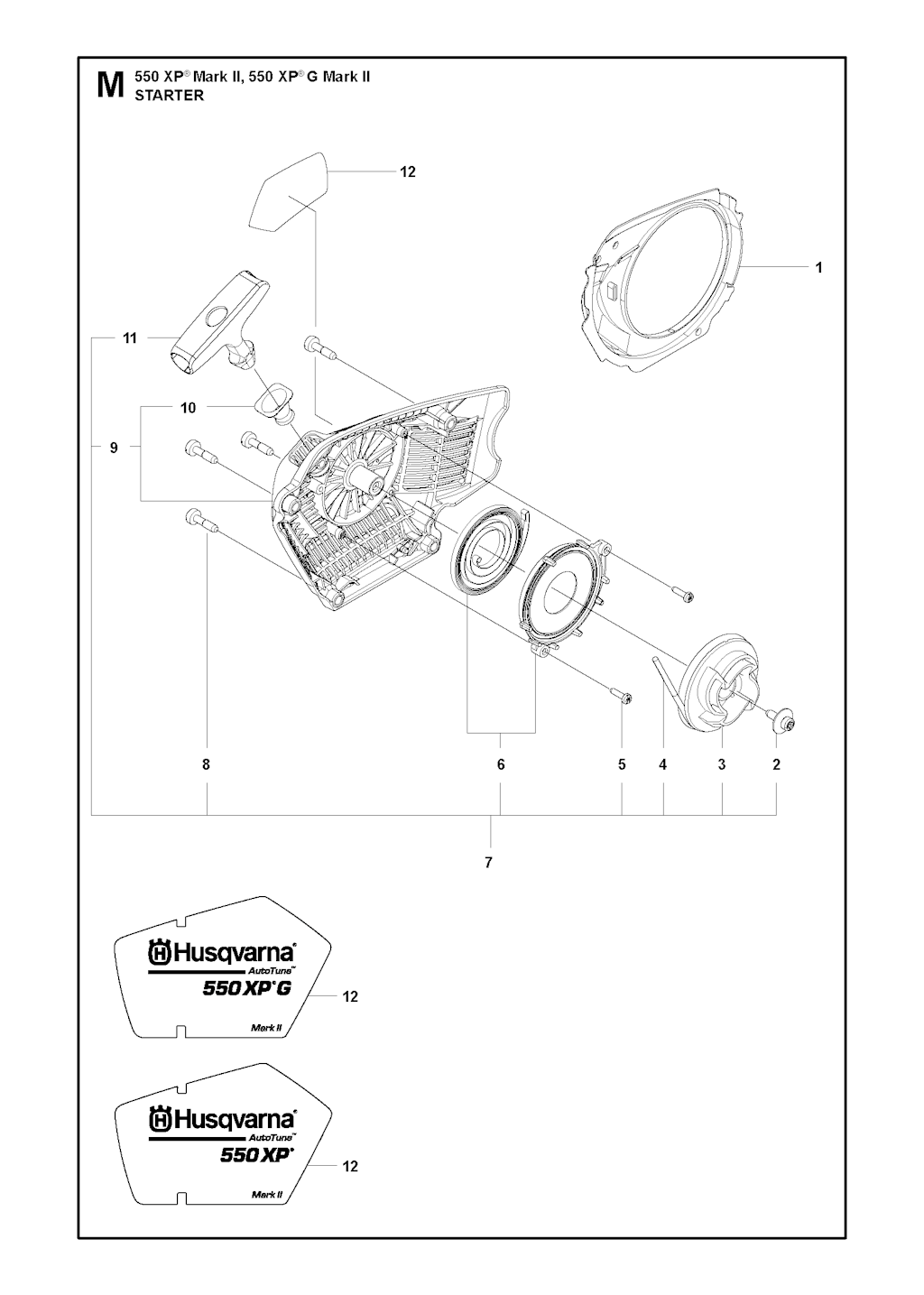 Explosionszeichnung Ersatzteile