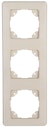 Vorschaubild Kopp Abdeckrahmen EUROPA 3-fach creme-weiß