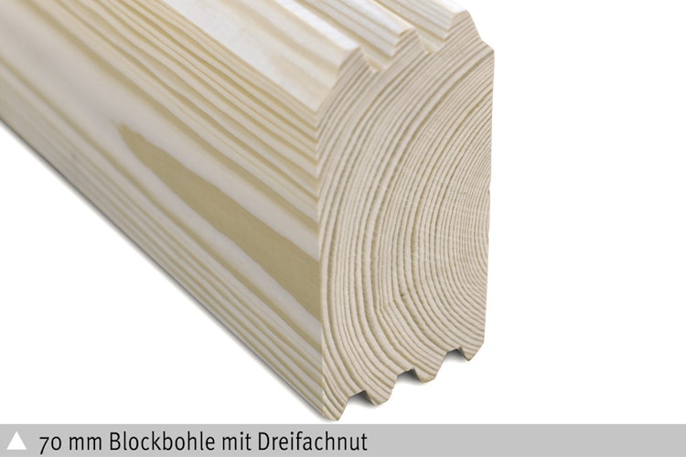 Skan Holz 70 mm Blockbohlenhaus Ontario 1