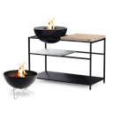 Vorschaubild höfats FIRE KITCHEN mit BOWL 57 Plancha-Grillset tief