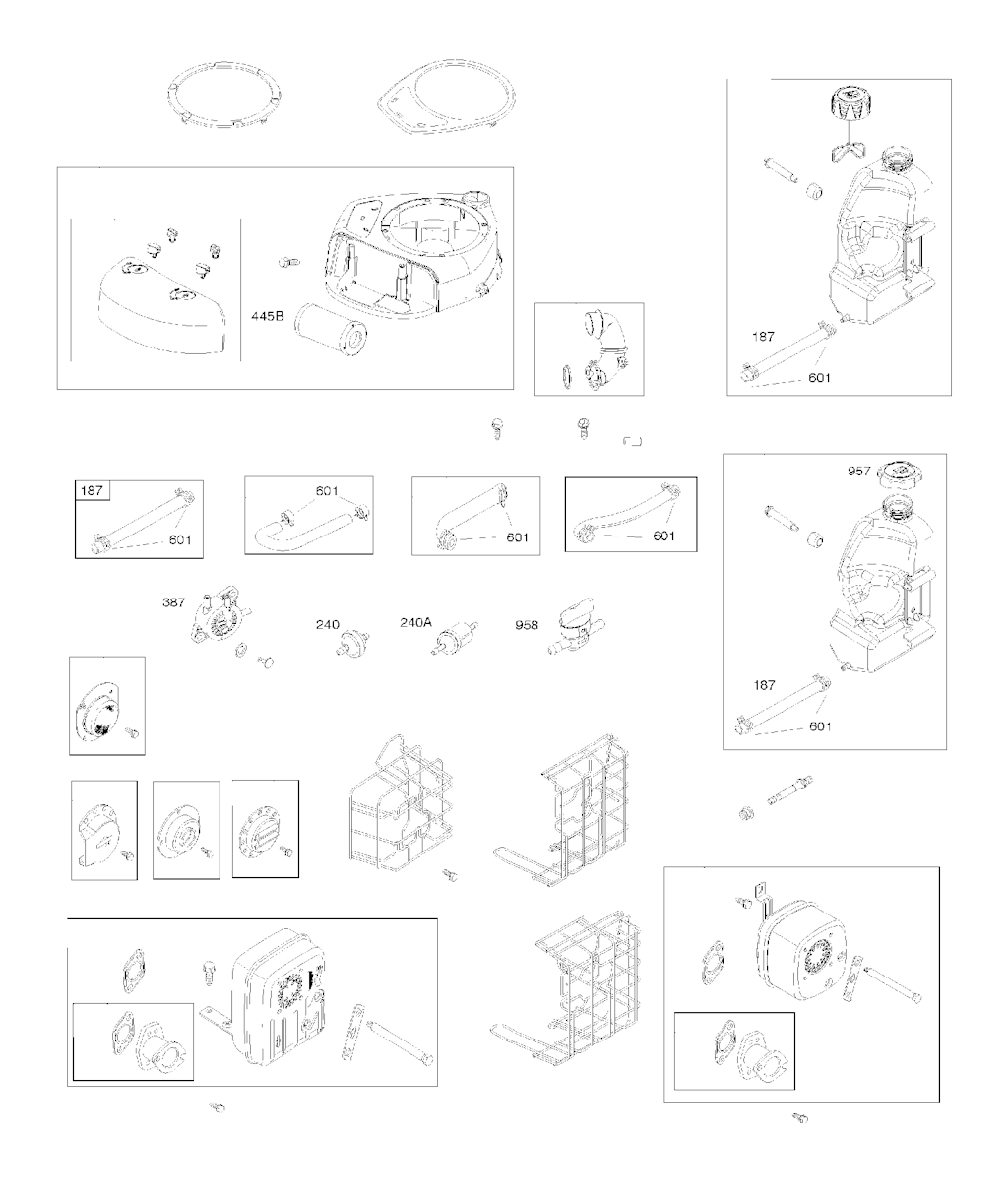Explosionszeichnung Ersatzteile