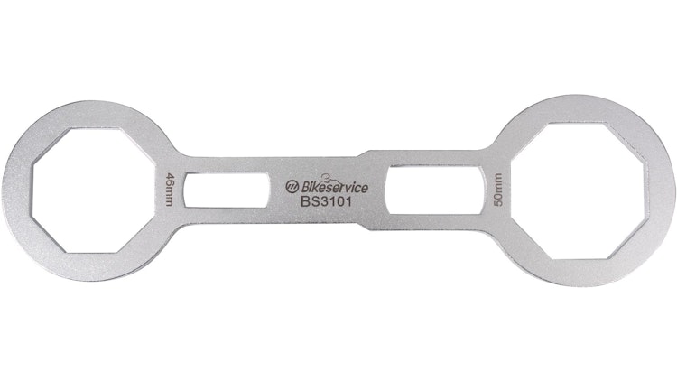 Bikeservice Gabelkappenschlüssel 46 / 50 mm, 8-kant