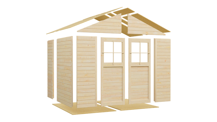 Bertilo Gerätehaus Osterbek 1/2/3/4 - 19 mm