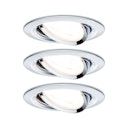Vorschaubild Paulmann Einbauleuchte Nova 3er Set LED 3x6,5W chrom rund