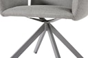 Vorschaubild Diamond Garden Drehstuhl ARONA Sun & Rain, Edelstahl Dunkelgrau / Tuvatextil® (100 % Polyacryl) Grau