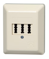 Kopp Telefonanschlussdose TAE, Aufputz, NFF-Codierung