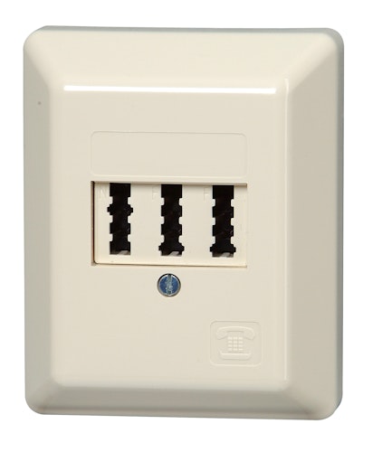 Kopp Telefonanschlussdose TAE, Aufputz, NFF-Codierung