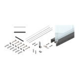 Zubehör-Set PLANEO AIR silent  - ESG 8mm - max.1100x2200mmZubehörbild