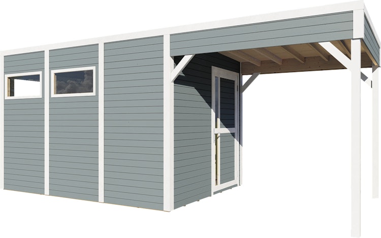 Bertilo Gartenhaus Cubus 3 Lounge - 19 mm