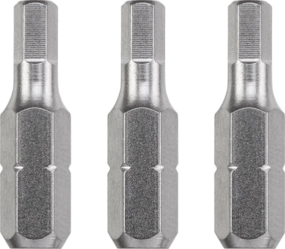 kwb 3 Bits 25mm Hex 6.0mm Indus SB 121406