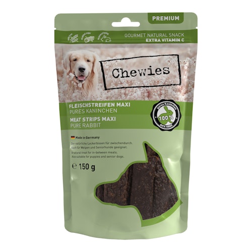 Chewies Maxi Fleischstreifen 150 Gramm Hundesnack