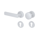 Vorschaubild Griffwerk Wechselgarnitur VAYA 265 MINIMAL MODERN fast2fix Fast2Fix Rosetten rund Knopf R2 Seidenweiß L 