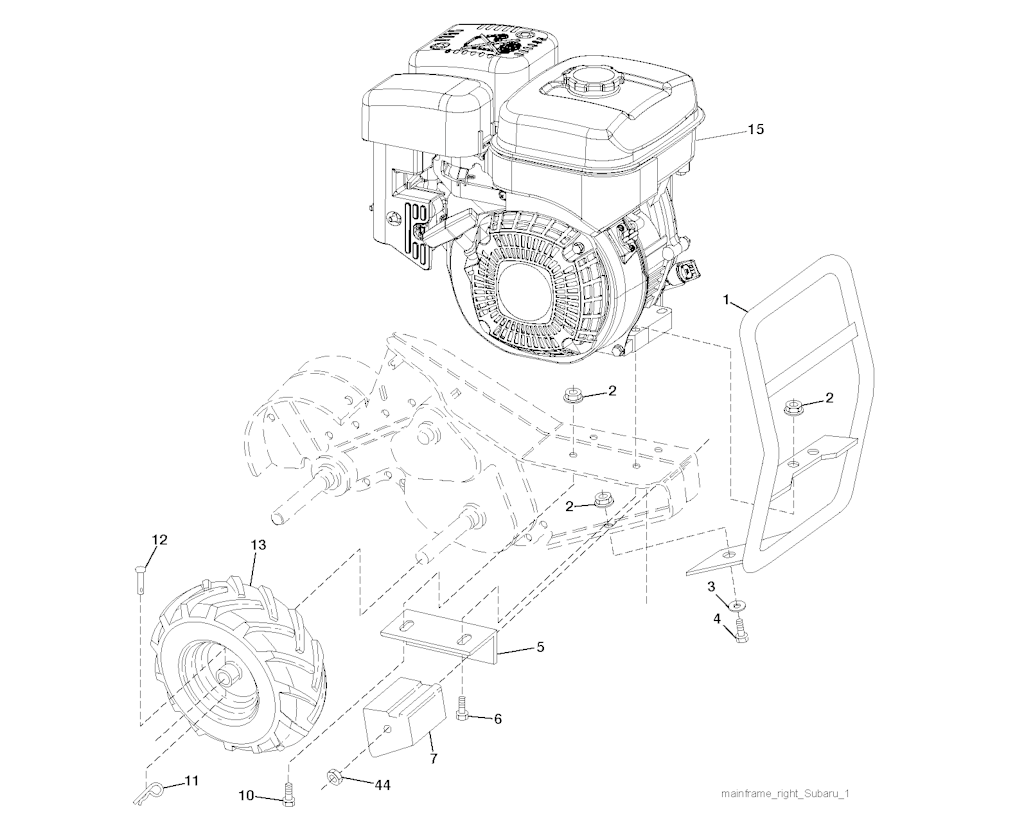 Explosionszeichnung Ersatzteile