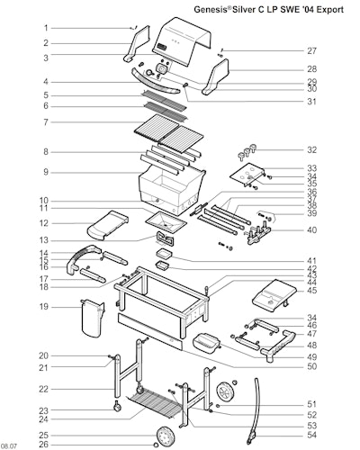 Weber Genesis Silver C LP Blk (2004) (Germany)