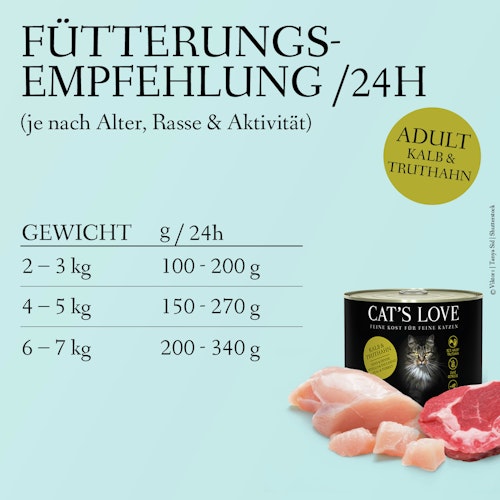 Cat's Love Adult Mix 200g Dose Katzennassfutter