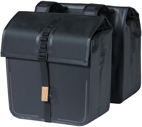 Basil Urban Dry Doppeltasche 50 l schwarz matt black MIK