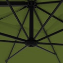 Vorschaubild doppler Pendelschirm myZONE 210 x 210, Aluminium Anthrazit / 100 % Polyester 180 g/m²