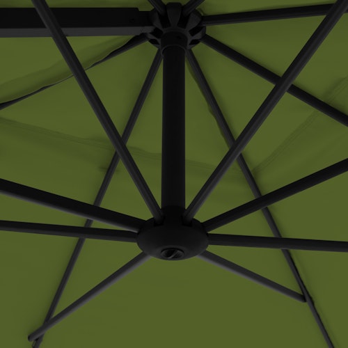 doppler Pendelschirm myZONE 210 x 210, Aluminium Anthrazit / 100 % Polyester 180 g/m²