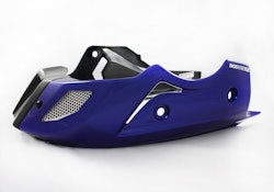 BODYSTYLE Sportsline Bugspoiler ABS Kunststoff blau für YAMAHA MT-07 