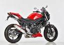 Vorschaubild HURRIC SLIP-ON Schalldämpfer Supersport Aluminium poliert für SUZUKI SV 650,SV 650 X