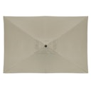 Vorschaubild doppler Mittelmastschirm ACTIVE 300 x 200 Auto-Tilt, Aluminium Silber / Polyester 180 g/m²